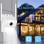 Αδιάβροχη WiFi IP Κάμερα 1080p Φωτιστικό LED
