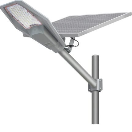 Ηλιακός Προβολέας Δρόμου LED 200W Με Βραχίωνα Στήριξης