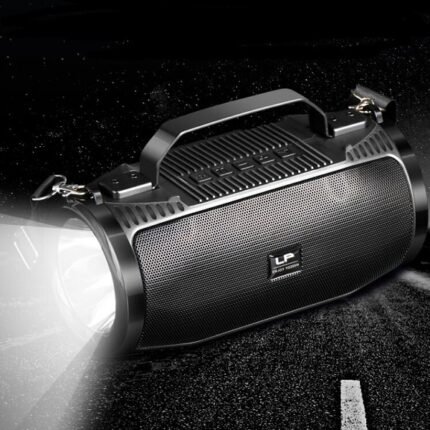 Ηχείο Bluetooth Φορητό Ηλιακό (8w) Ασύρματο με κεραία & φακό BT/TF/AUX/FM στερεοφωνικό ήχο LP-V23SUN
