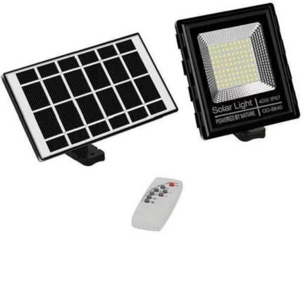 Ηλιακός Προβολέας Ισχύος 40W με Τηλεχειριστήριο GD-8640