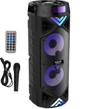 Σύστημα Karaoke με Ενσύρματα Μικρόφωνα Cmik σε Μαύρο Χρώμα MK-8812