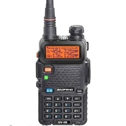 Πομποδέκτης Ασύρματος Φορητός Dual Band VHF/UHF 5W με Μικροακουστικό, Βάση Φόρτισης & Φακό LED UV-5R
