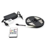 Ταινία LED Τροφοδοσίας 220V RGB Μήκους 5m με Τηλεχειριστήρι Andowl Q-ST50