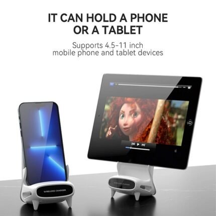 Φορτιστής Ασύρματος Qi Pad 7.5W Λευκός M111 Andowl