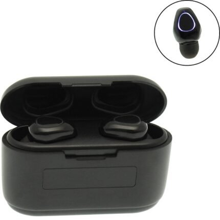 In-ear Bluetooth Handsfree Ακουστικά με Θήκη Φόρτισης Μαύρα G40