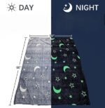 Παιδική Κουβέρτα Φωσφοριζέ Σύμπαν Magic Blanket 50x60εκ SE-70