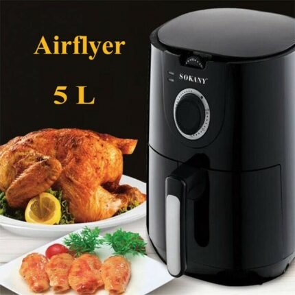 Sokany AF-002 Φριτέζα Αέρος με Αποσπώμενο Κάδο 5lt Μαύρη