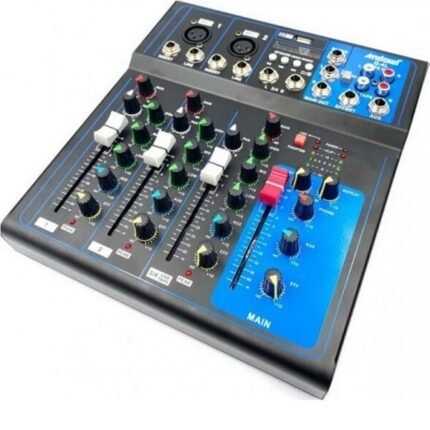 Κονσόλα Αναλογική 4 Καναλιών με Phantom Power & 2 Εισόδους XLR & Bluetooth Andowl Q-4L