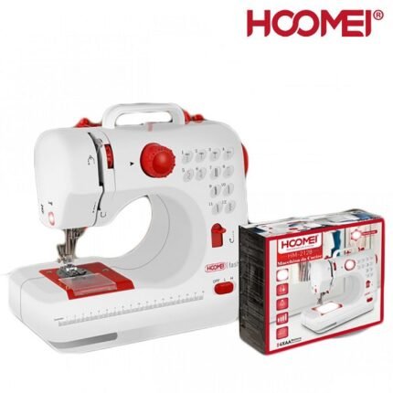 Ραπτομηχανή 500W HM-2128 με Διπλή Κλωστή / Ρυθμιζόμενο Μήκος Βελονιάς / Φωτιζόμενη Κεφαλή Hoomei