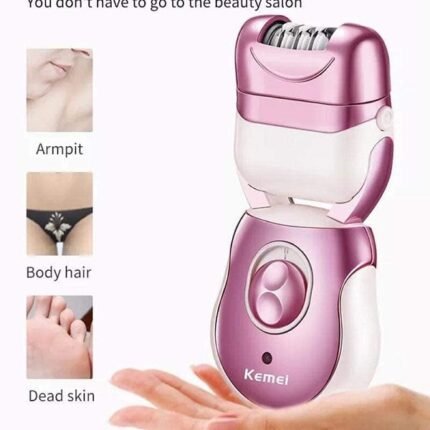 Kemei Σετ Αποτρίχωσης Epilator για Πρόσωπο, Σώμα & Μπικίνι KM-376