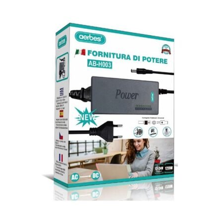 Aerbes Universal Τροφοδοτικό 12 έως 24V 120W
