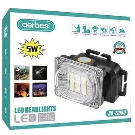 Aerbes Επαναφορτιζόμενος Φακός Κεφαλής LED AB-Z1000
