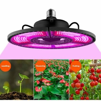 Grow Light με 504 LED και Ισχύ 400W Μ24.5xΒ24.5εκ.