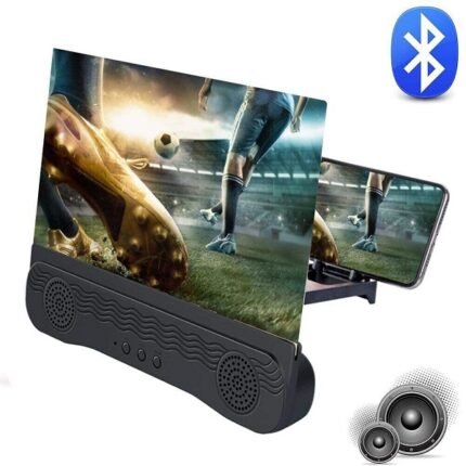 Πτυσσόμενη Βάση 3D για Μεγένθυση Οθόνης & Ηχείο Bluetooth - Phone Screen Amplifier