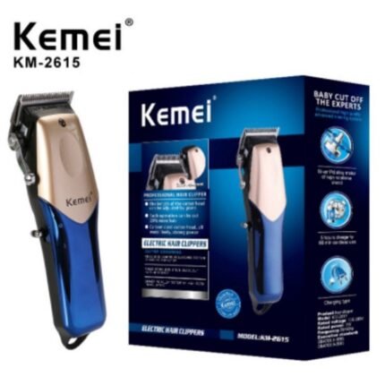 Kemei Επαναφορτιζόμενη Κουρευτική Μηχανή Gold/Blue KM-2615