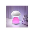 Mushroom Lamp Διακοσμητικό Φωτιστικό με Φωτισμό RGB Μανιτάρι LED Μπαταρίας σε Λευκό Χρώμα AT76494