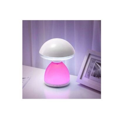 Mushroom Lamp Διακοσμητικό Φωτιστικό με Φωτισμό RGB Μανιτάρι LED Μπαταρίας σε Λευκό Χρώμα AT76494