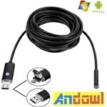 Ενδοσκοπική Κάμερα για Κινητό με Ανάλυση 640x480 pixels και Καλώδιο 10m Andowl Q-HD212