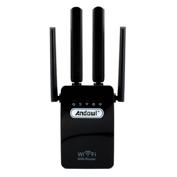 Extender WiFi Single Band (2.4GHz) 300Mbps με 2 Θύρες Ethernet Andowl Q-T83