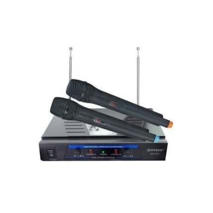 WVNGR Σύστημα Karaoke με Ασύρματα Μικρόφωνα WG-007 σε Μαύρο Χρώμα