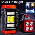 Διπλός ηλιακός φακός εργασίας 25W με Powerbank Solar/USB charging work light HB-2678