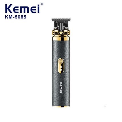 Kemei KM-5085 Επαναφορτιζόμενη Κουρευτική Μηχανή Μαύρη