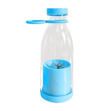 Μπλέντερ Ηλεκτρικό Φορητό 420ml Επαναφορτιζόμενο με USB Μπλε