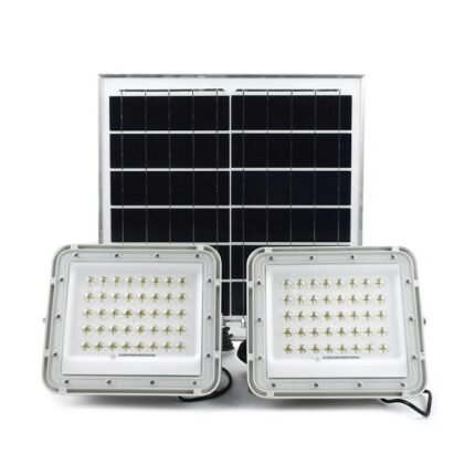Προβολέας Ηλιακός LED 60Wx2 Λευκού Φωτισμού IP66- Λευκό