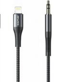 Lightning Καλώδιο to Jack 3.5mm male 1m (Μαύρο) AWEI CL-116L