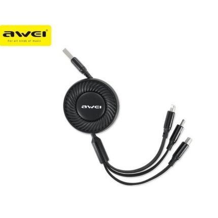 Καλώδιο φόρτισης & data 3in1 - Πτυσσόμενο - CL-136 - AWEI - 887714