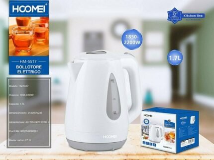 Hoomei Βραστήρας 1.7lt 2200W Λευκός