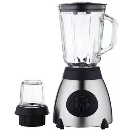 Μπλέντερ με Γυάλινη Κανάτα 1.5lt 1000W Inox RAF R.295