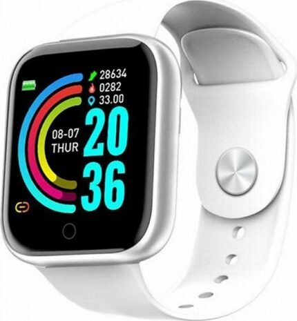 Smartwatch με Παλμογράφο (Λευκό) Y68