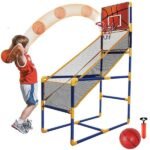 Παιδική Μπασκέτα Εσωτερικού & Εξωτερικού Χώρου με Βάση, Μπάλα & Τρόμπα 0754-900