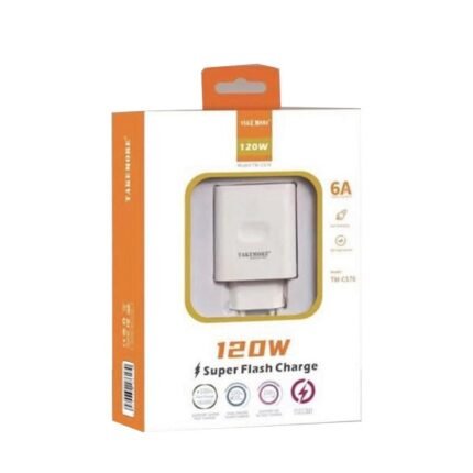 Φορτιστής Χωρίς Καλώδιο 120W SuperCharge Λευκός (Takemore)