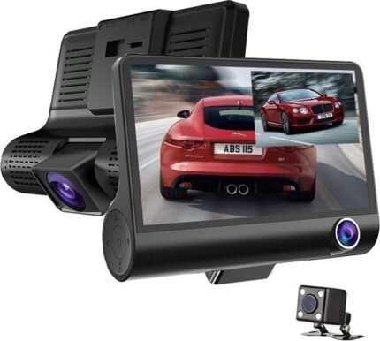 Σετ Κάμερα DVR Αυτοκινήτου 1080P με Οθόνη 4" για Παρμπρίζ & Κάμερα Οπισθοπορείας