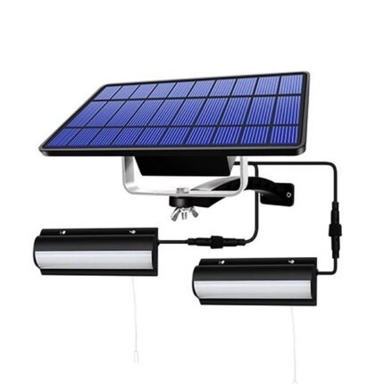 Φωτιστικό Ηλιακό Διπλό 60LED με Κορδόνι Ενεργοποίησης IP67