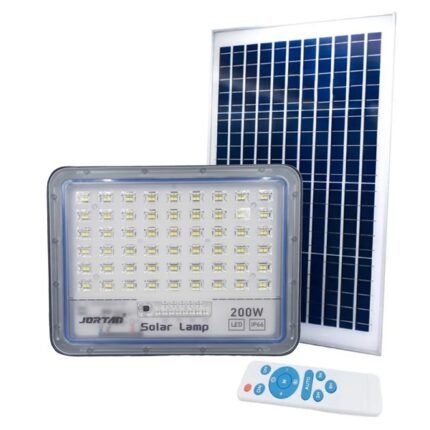 Προβολέας Ηλιακός Στεγανός LED 200W με Τηλεχειριστήριο IP66