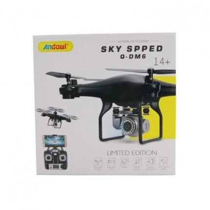 Drone με Κάμερα 1080p και Χειριστήριο, Συμβατό με Smartphone σε Λευκό Χρώμα Andowl