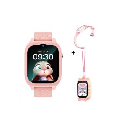 Smartwatch Παιδικό με GPS και Καουτσούκ/Πλαστικό Λουράκι Ροζ Awei
