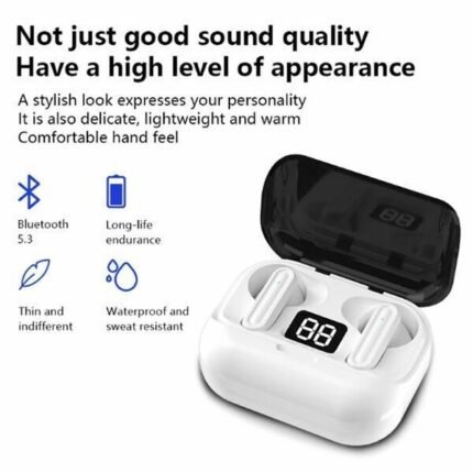 Ακουστικά Bluetooth Handsfree In-ear με Θήκη Φόρτισης Λευκά L88