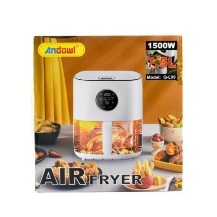 Andowl Φριτέζα Αέρος με Αποσπώμενο Κάδο 7.5lt Λευκή Q-L99