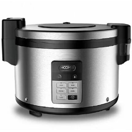 Βραστήρας Ρυζιού 1900W - Rice coocker 16L HOOMEI HM-5390 Ασημί