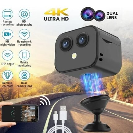 Κάμερα Δράσης Παρακολούθησης 4K D3 Μαύρη