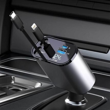 Φορτιστής Αυτοκινήτου 2.4A 120W 4 Σε 1 10520
