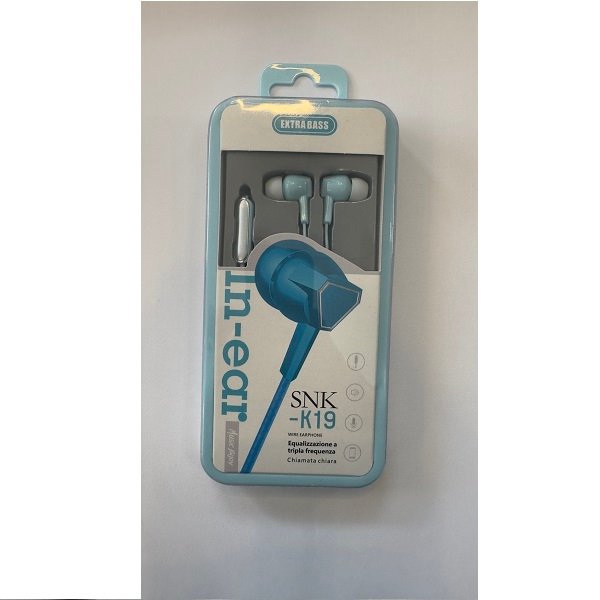 Ακουστικά Ενσύρματα με βύσμα 3.5mm SNK-K19
